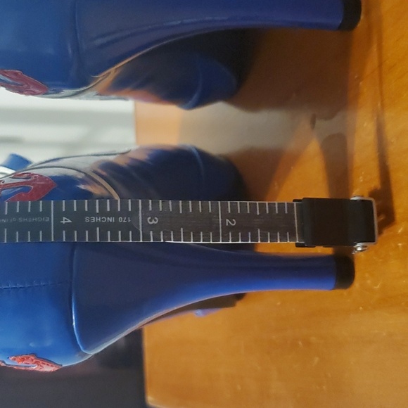 π«SOLDπ« Funtasma Sailor shoes, sz 9 β€οΈ Patriotic Blue color with red anchors - Picture 6 of 13